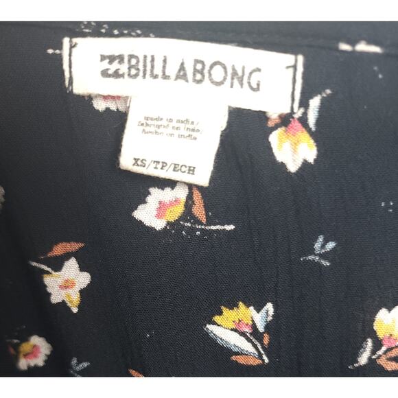 Billabong “Sweet Edges” Midi Dress Floral Print SZ XS - Picture 7 of 9